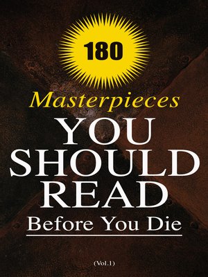 cover image of 180 Masterpieces You Should Read Before You Die (Volume1)
